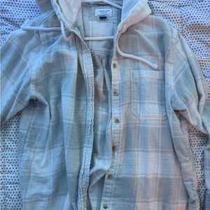 Women’s american eagle hooded flannel